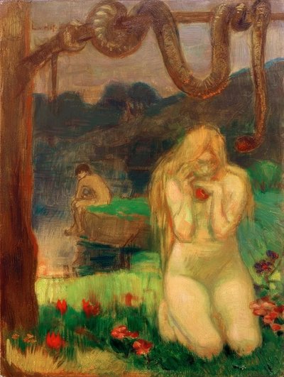 Adam and Eve by Ludwig von Hofmann